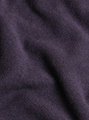 Navy Blue Merino Wool and Cashmere Roll Neck Jumper