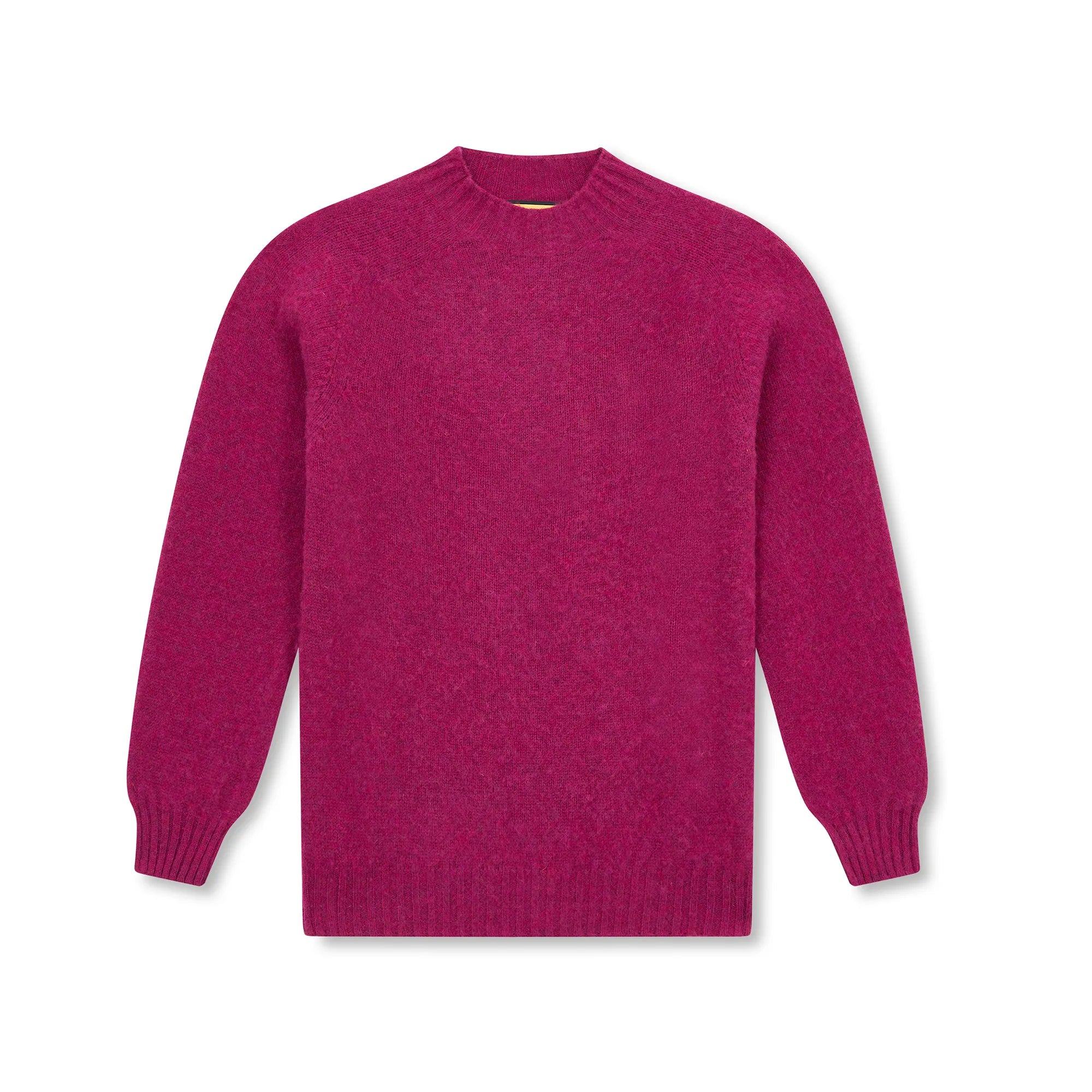 Rhubarb High Crewneck Brushed Shetland Crewneck Jumper