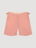 Red & White Seersucker Tailored Short