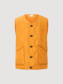 Yellow Quilted Travel Gilet Vest