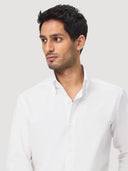 White Button Down Cotton Shirt