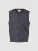 Navy Quilted Travel Gilet Vest