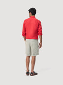Red Linen Popover Shirt