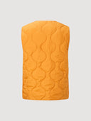 Yellow Quilted Travel Gilet Vest