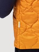 Yellow Quilted Travel Gilet Vest
